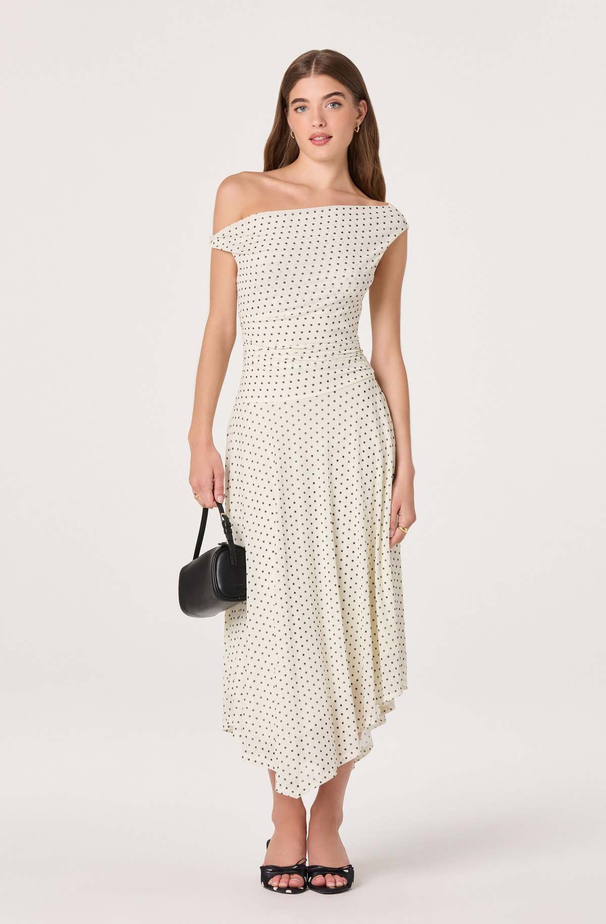 ASTR The Label Polka Dot Ciarra Dress - Image 8 of 9