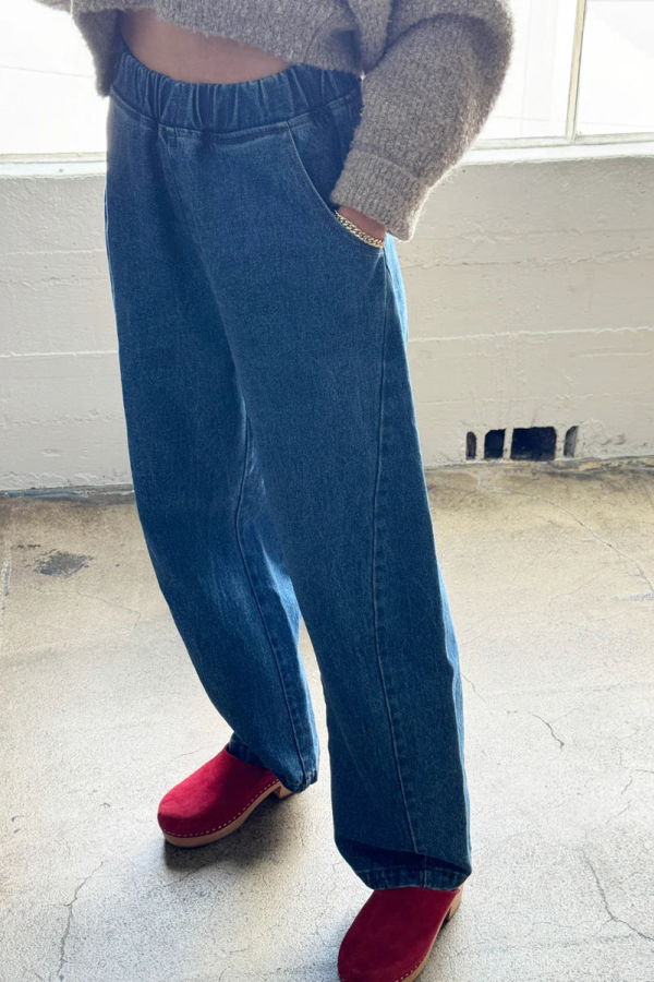 Le Bon Shoppe Arc Pants Long - Blue Denim