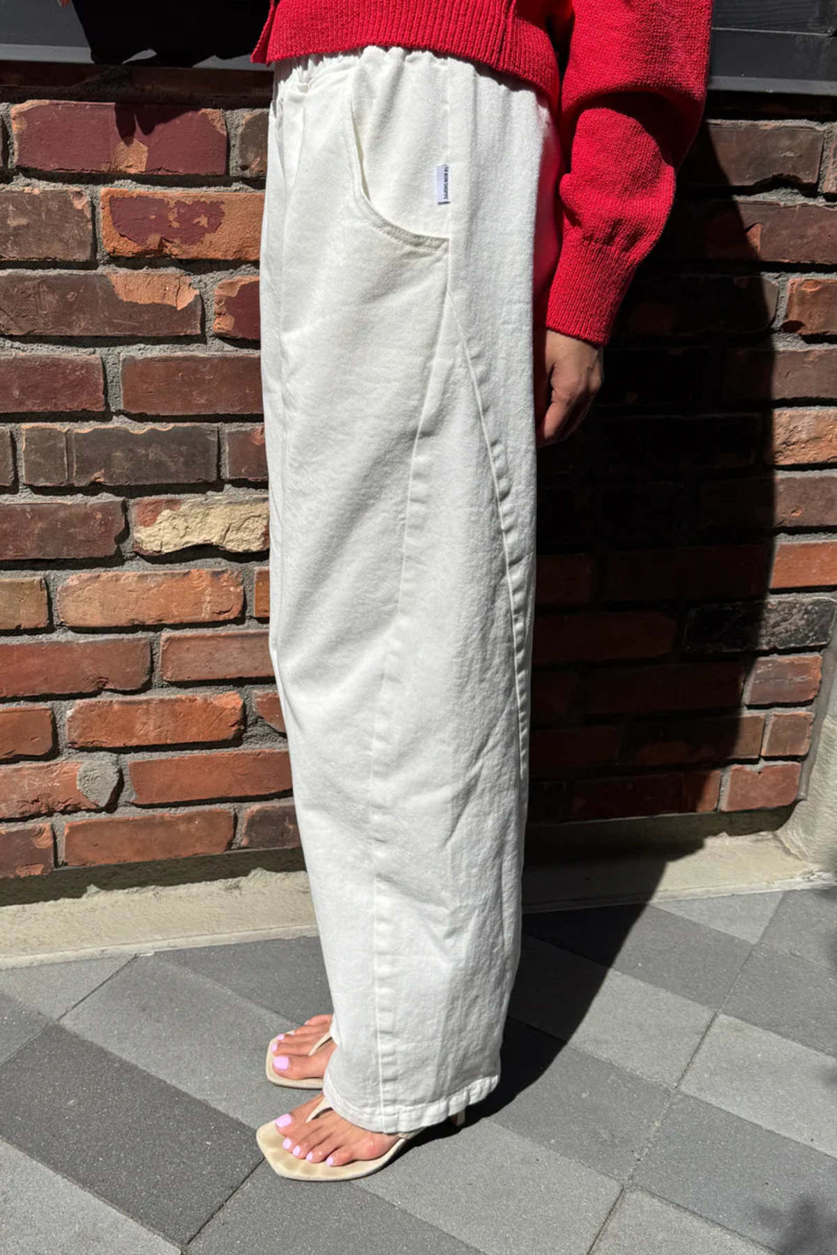 Le Bon Shoppe Arc Pants Long - Milk - Image 2 of 5