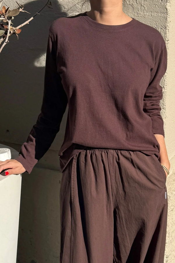 Le Bon Shoppe Foundation Long Sleeve Tee - Dark Cacao