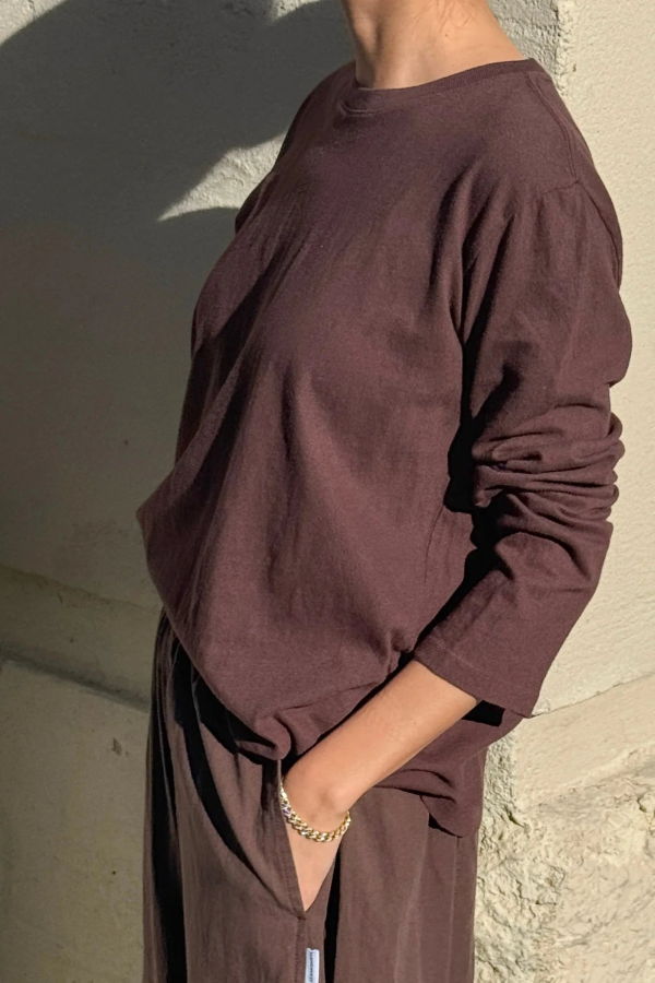Le Bon Shoppe Foundation Long Sleeve Tee - Dark Cacao