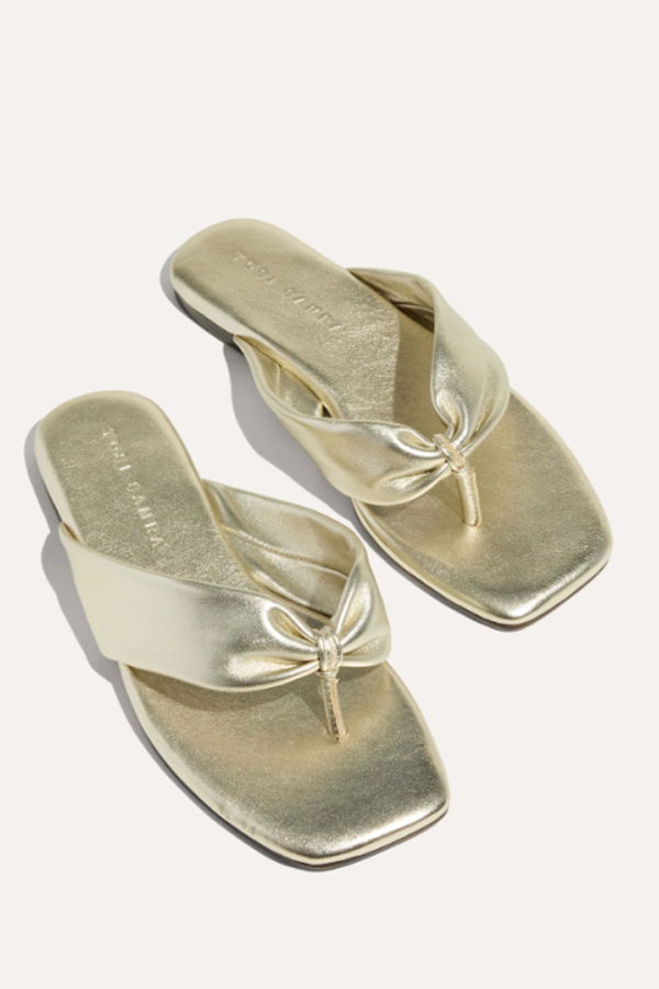 YOSI SAMRA Reece Flip Flop - Gold