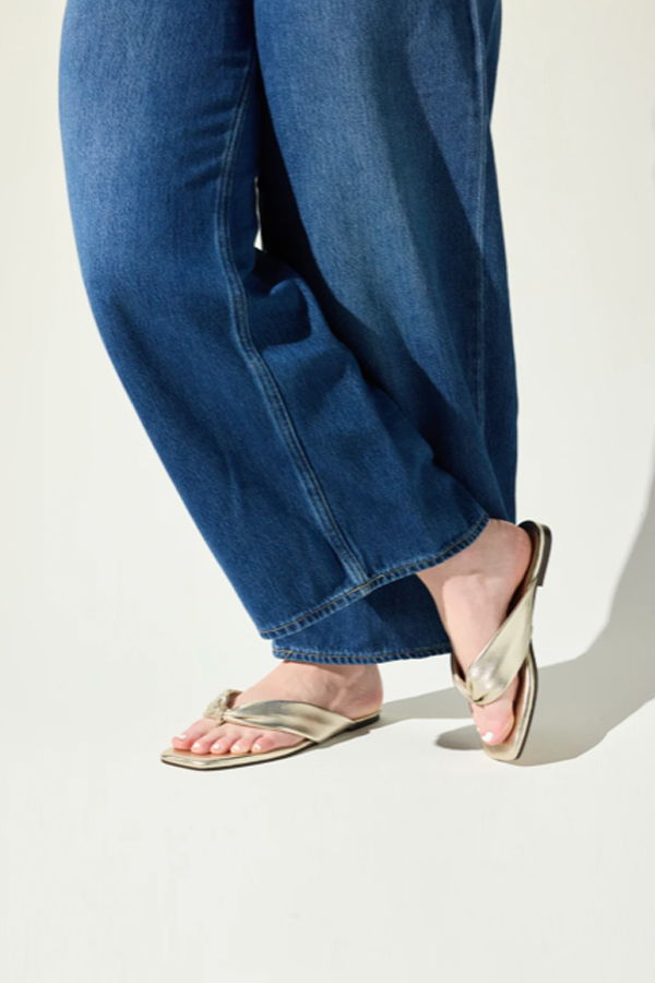 YOSI SAMRA Reece Flip Flop - Gold