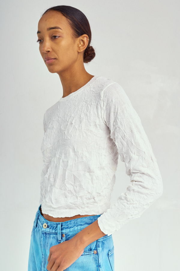 SAYAKA DAVIS NEW YORK Crinkled Pullover