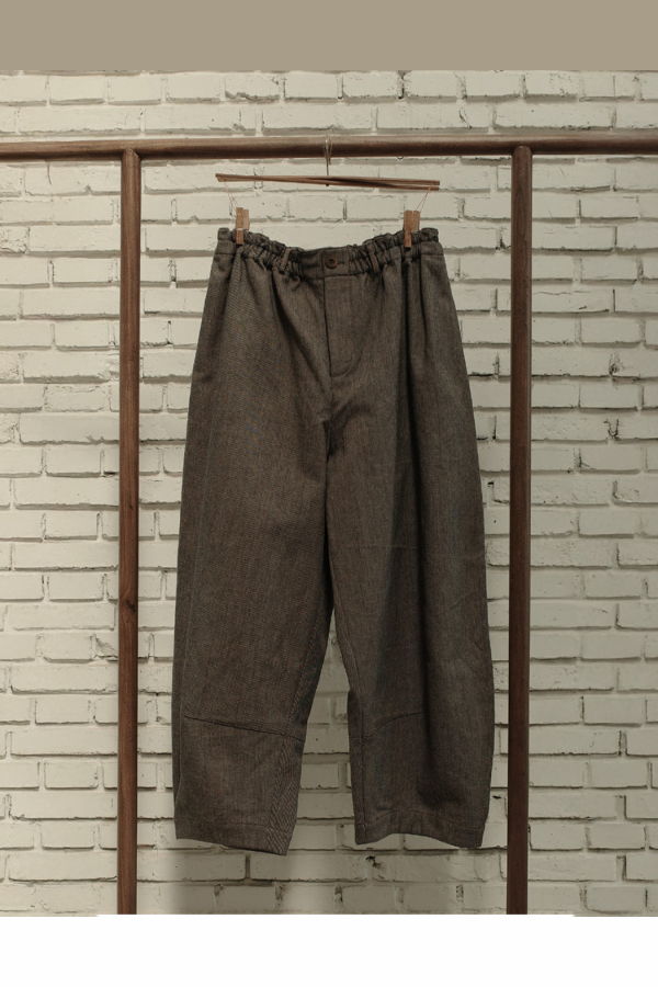 AVIVA JIFEI XUE Persimmon Back Denim Cocoon Pant
