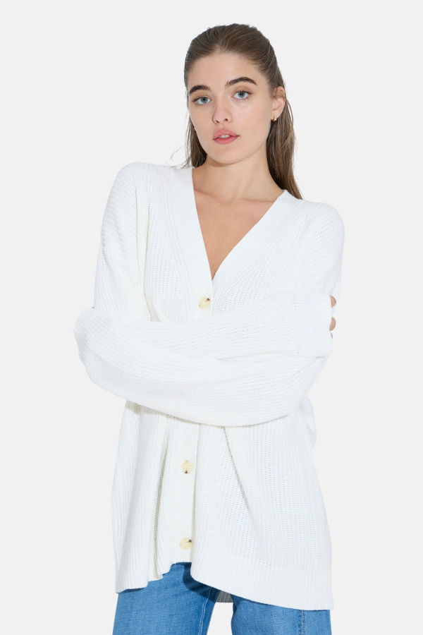 The Tile Club Cocoon Cotton Cardigan
