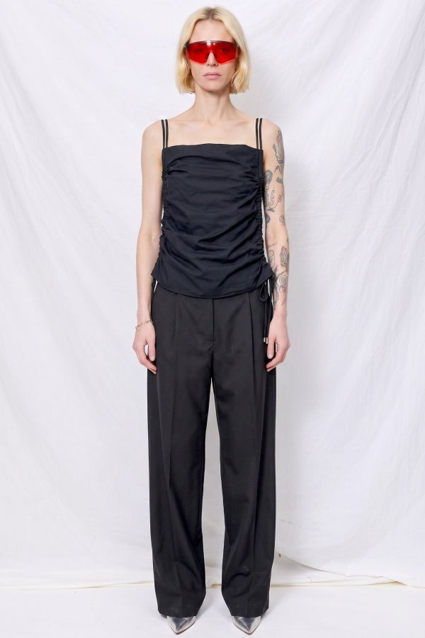 Baserange Black Pictorial Top