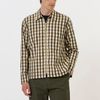 Universal Works Zip Shirt Aberdeen Lincot - Olive - Thumbnail 1