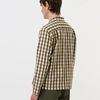 Universal Works Zip Shirt Aberdeen Lincot - Olive - Thumbnail 2