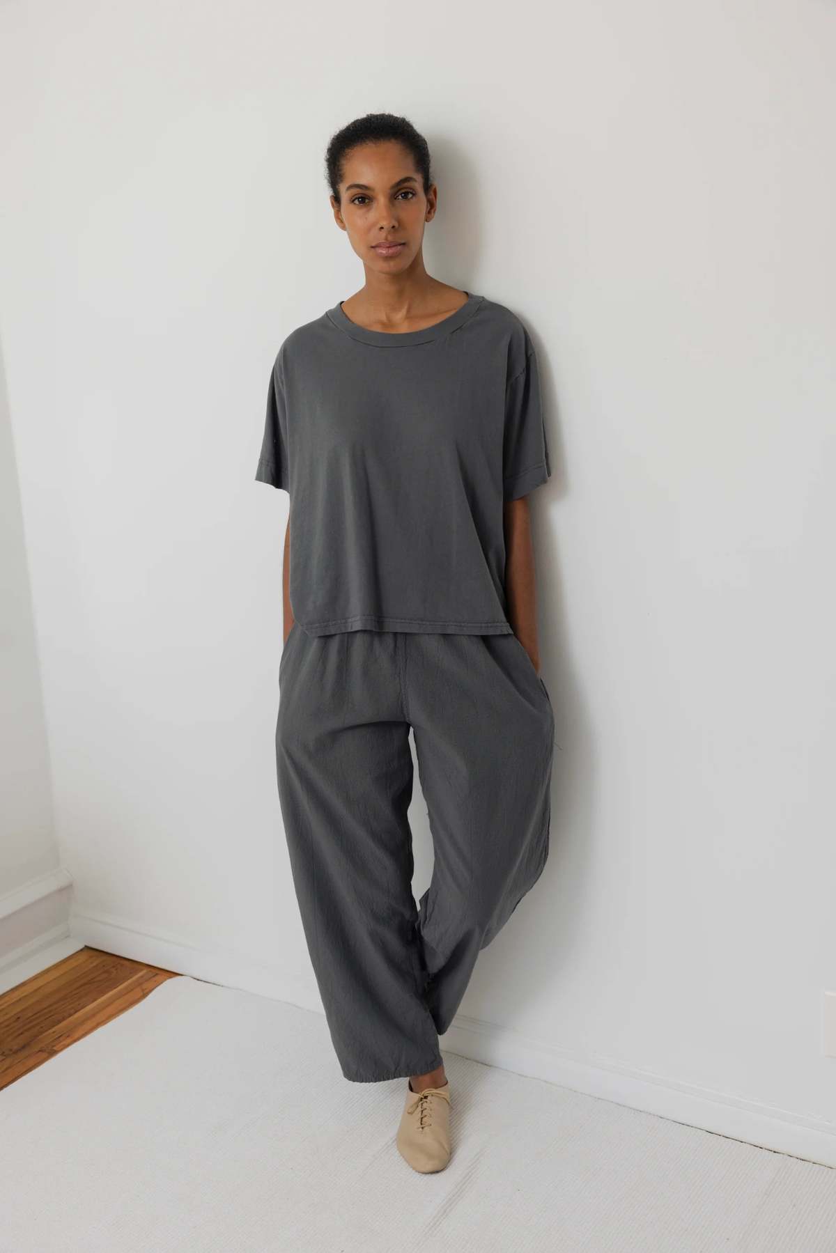 Wol Hide Box Tee in Stone - Image 2 of 4