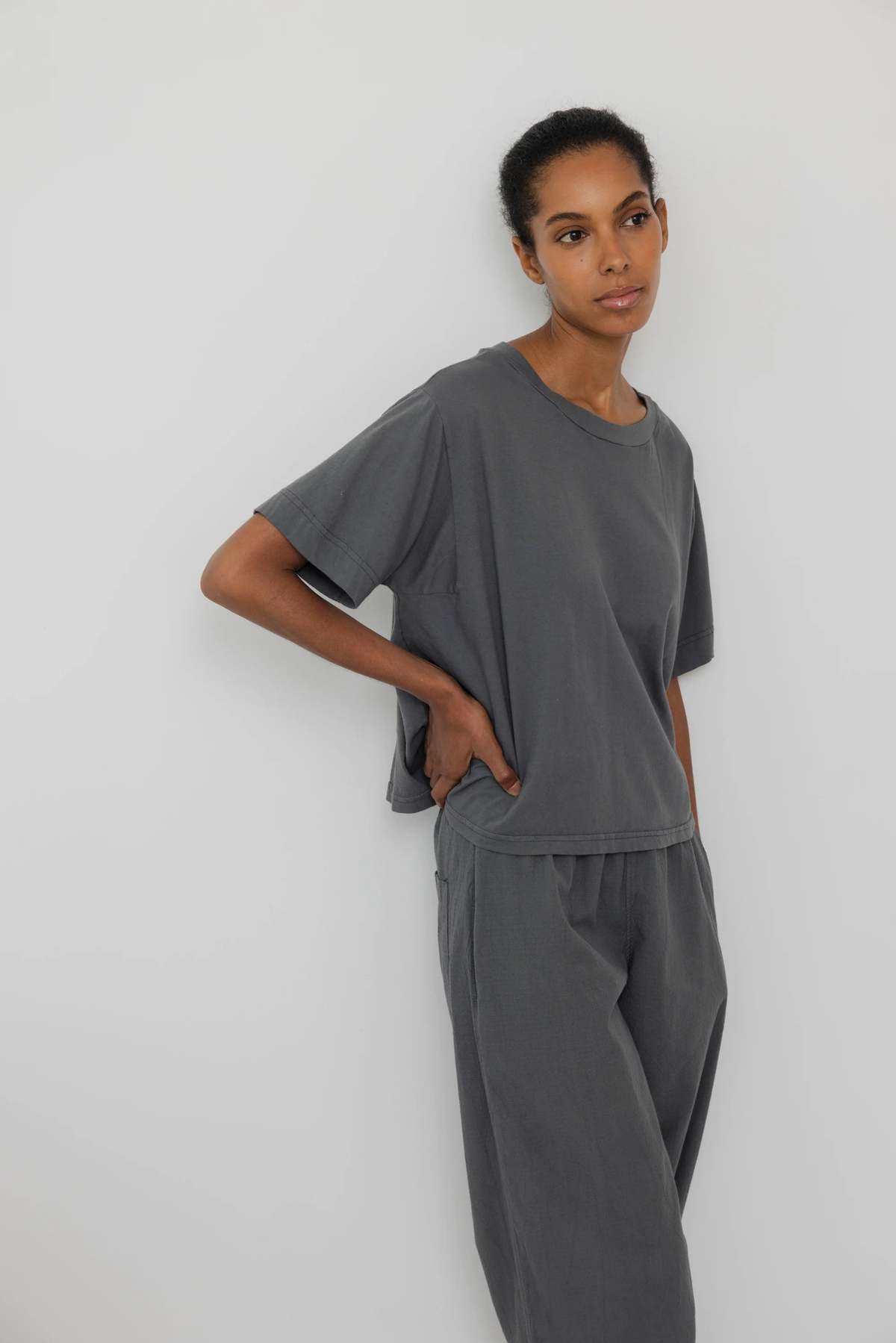 Wol Hide Box Tee in Stone - Image 4 of 4