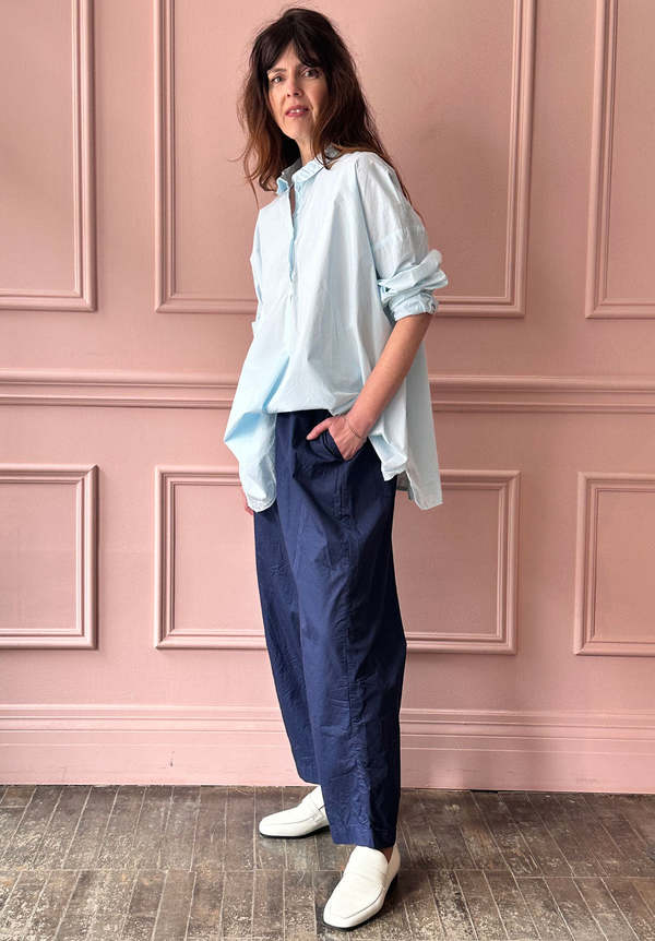 Manuelle Guibal Wigwi Big Shirt - Sky Blue