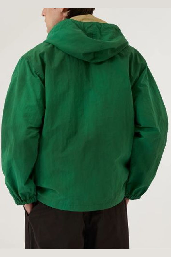 Universal Works Recycled Splash Nylon Longsands Jacket - Green