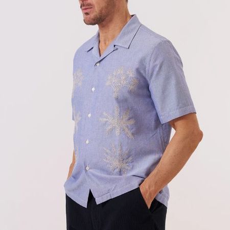 Auralee Finx Corduroy Shirt - Khaki Beige | Garmentory