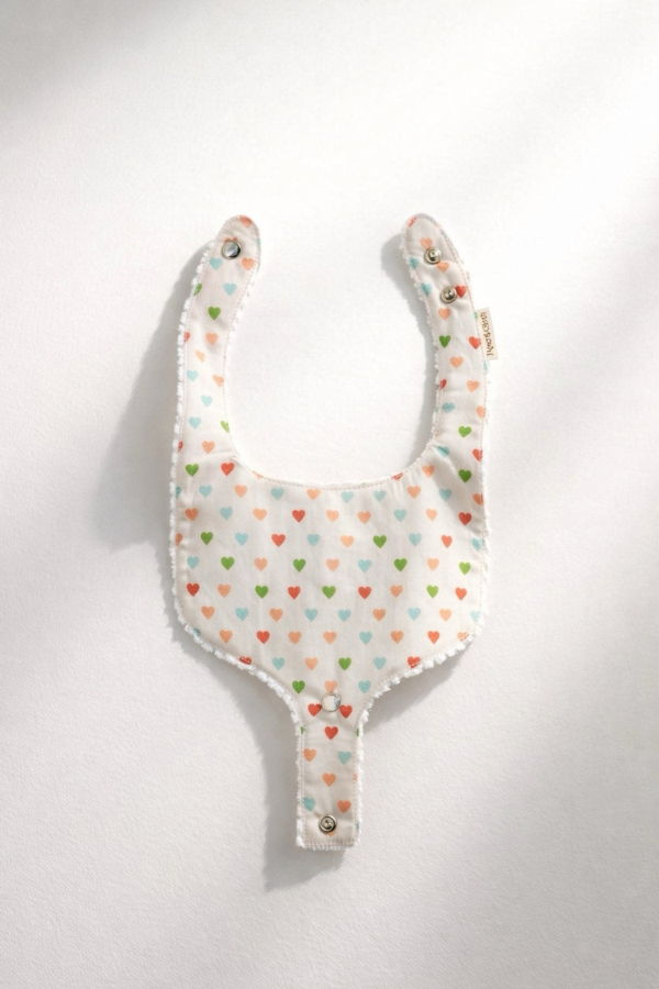 Piper&Cloth Pacifier Bib - Hearts