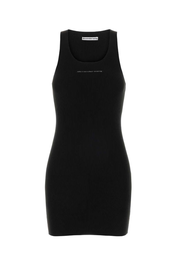 ALEXANDER WANG Stretch Nylon Mini Dress - Black