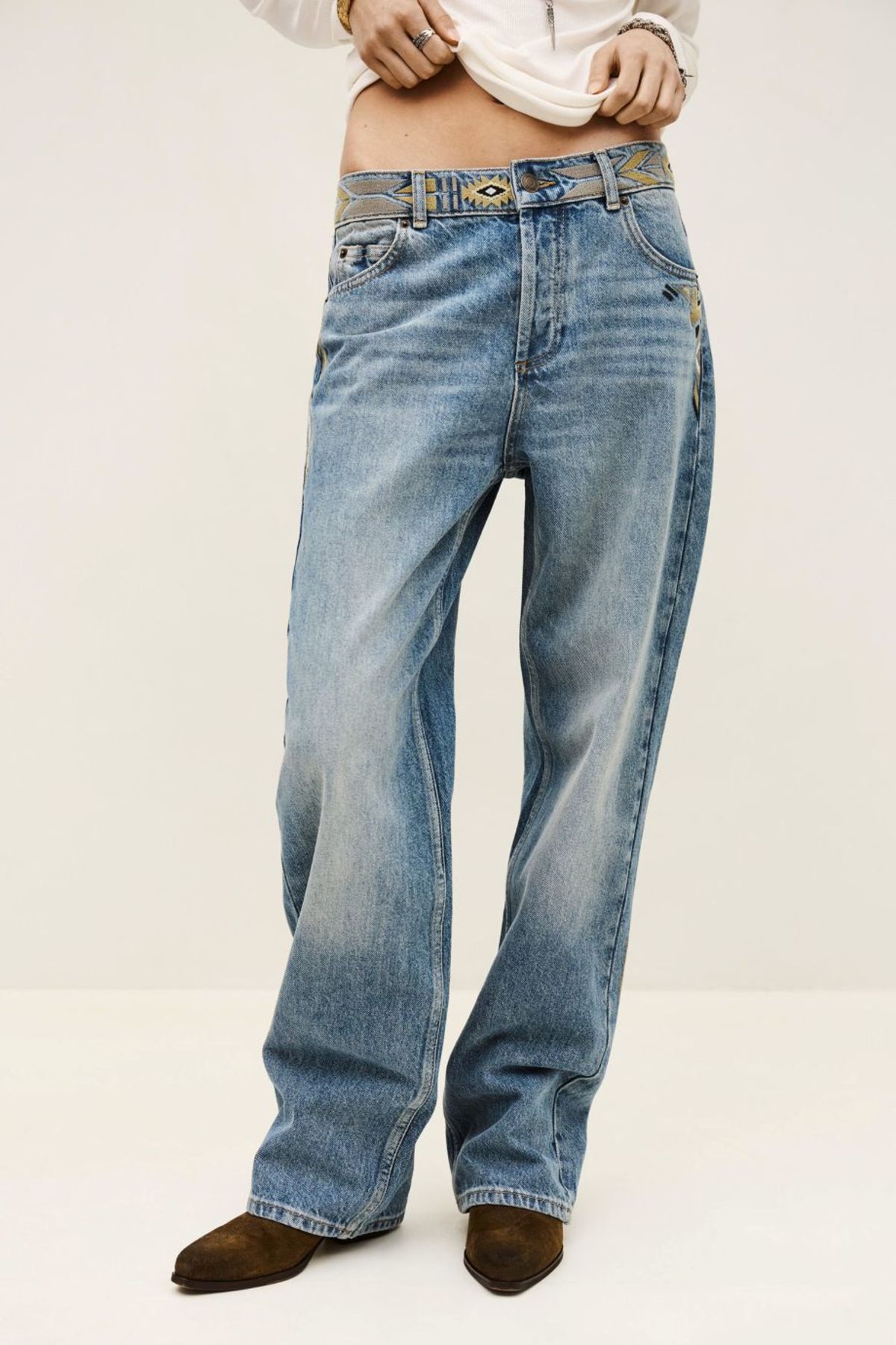 Ba&sh Rizie Straight Fit Jeans - Image 5 of 9