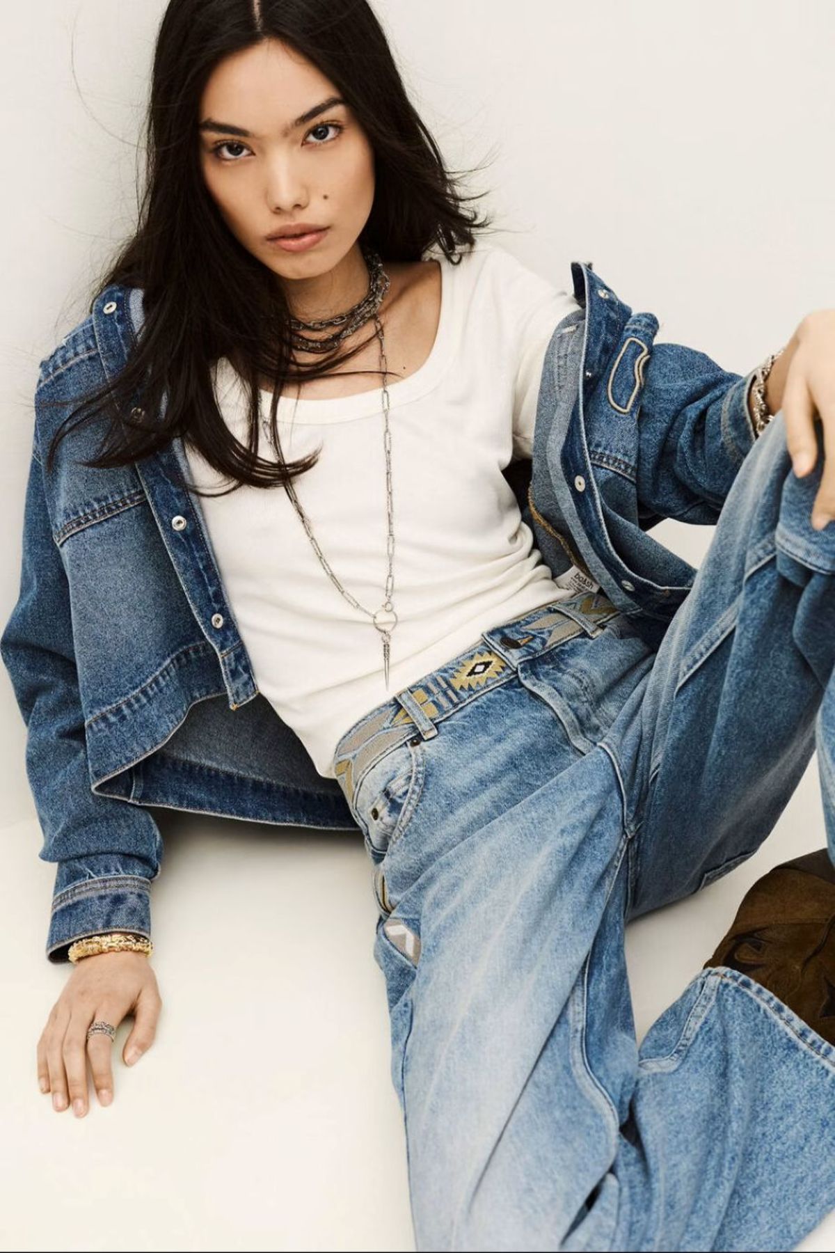 Ba&sh Rizie Straight Fit Jeans - Image 6 of 9
