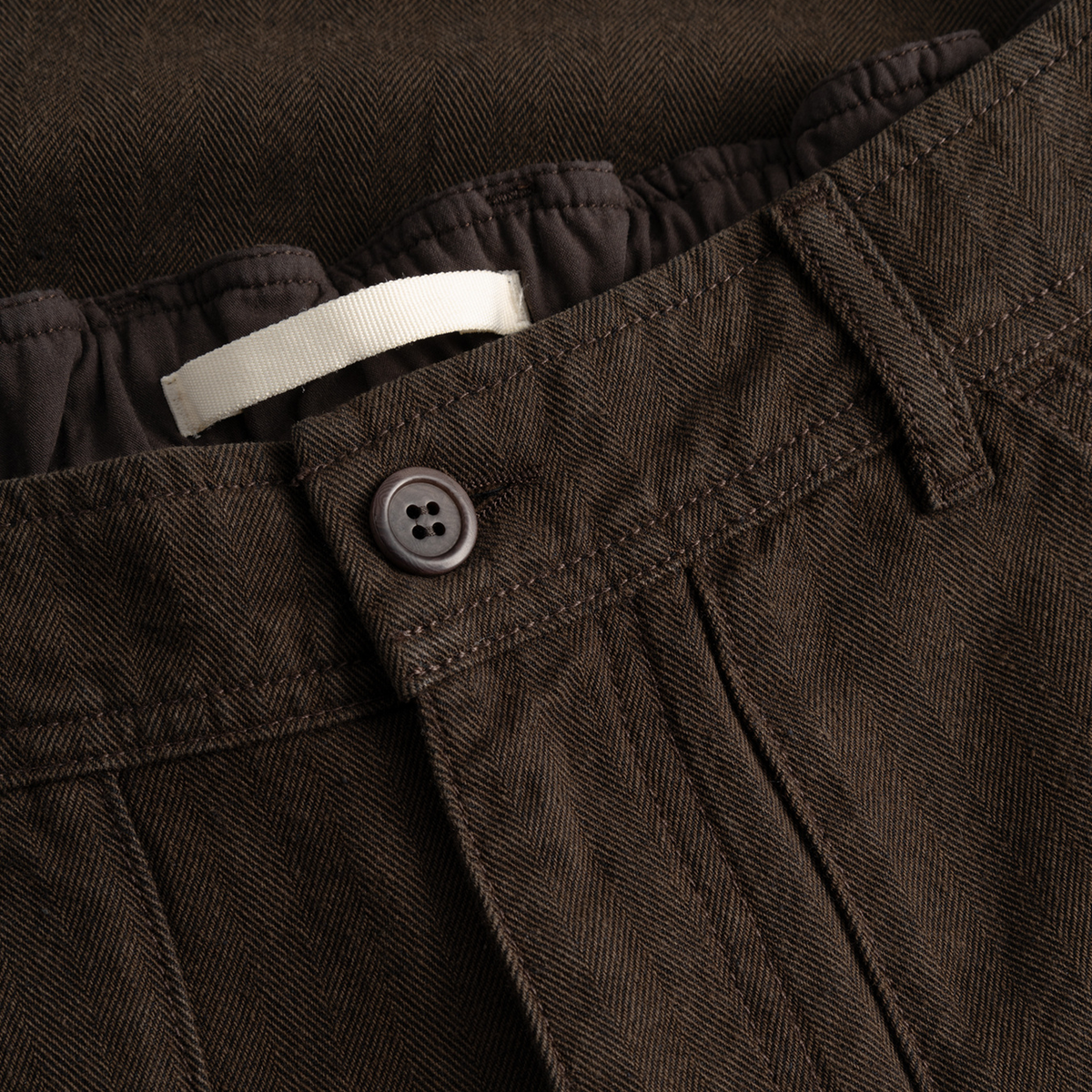 Norse Projects Kvitfjell Relaxed Cotton Wool Herringbone Pant - Image 2 of 3