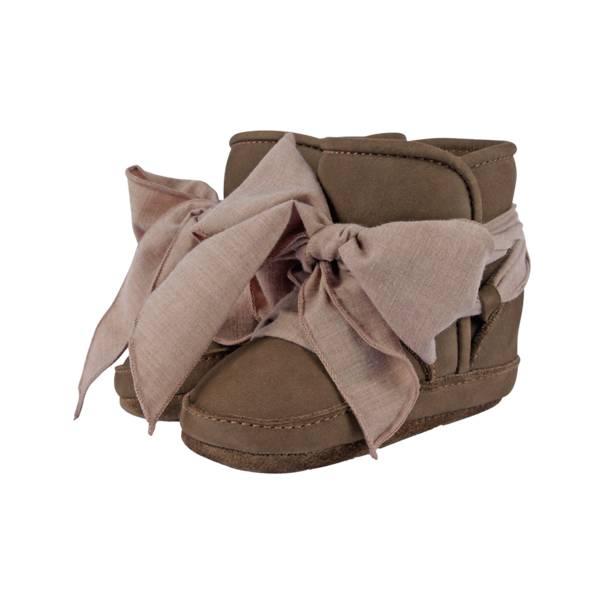 KIDS Donsje Anouk Booties - Hazelnut Nubuck