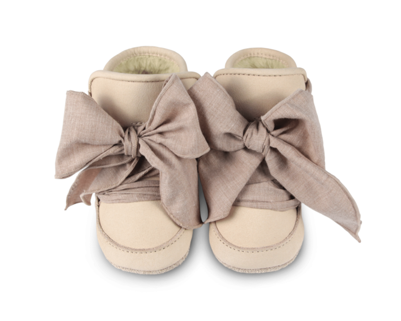 KIDS Donsje Anouk Booties - Powder Nubuck