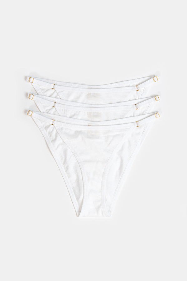 Erica Tanov Pima Cotton Bikini Bundle of 3