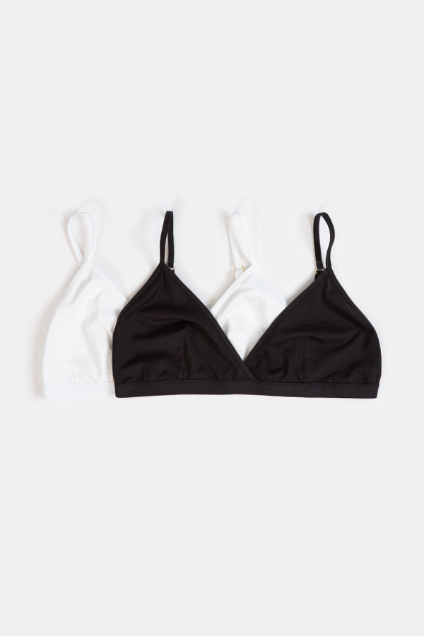 Erica Tanov Pima Cotton Bra Bundle of 2