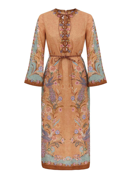 coco embroidered dress zimmermann Zimmermann Coco Embroidered Denim Dress – Balardi