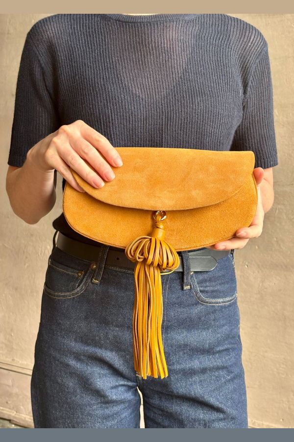 Ulla Johnson Paloma Tassel Flap Bag