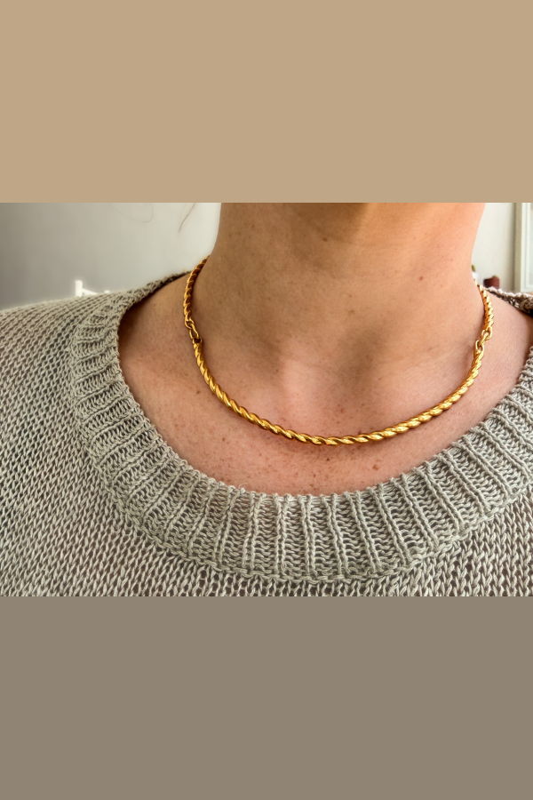 Mercurial Studio Athena Rope Collar Necklace