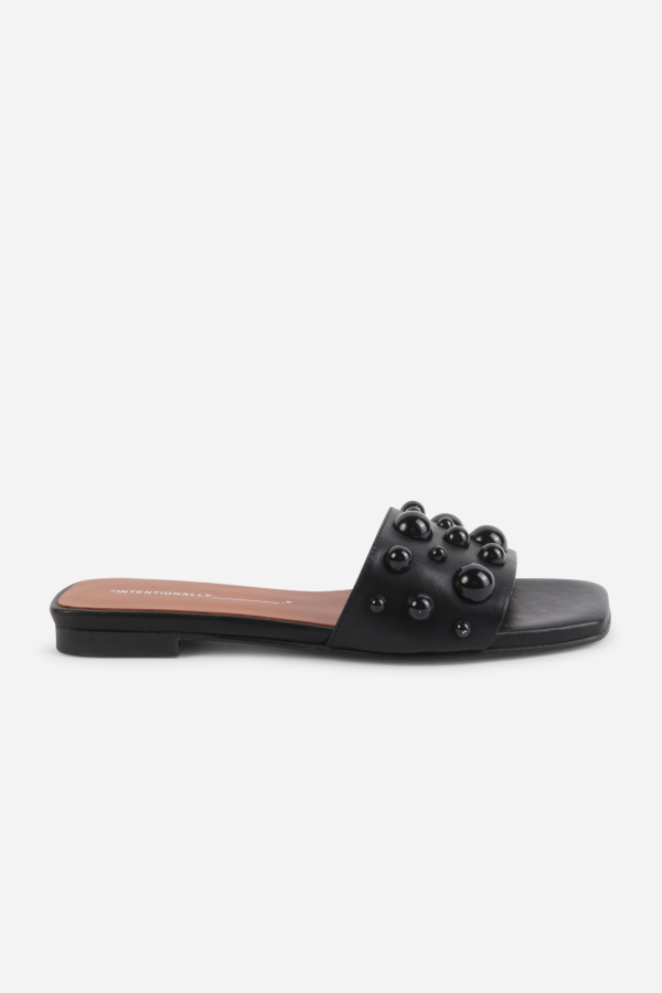 INTENTIONALLY __________. Cocktail Sandal - Black