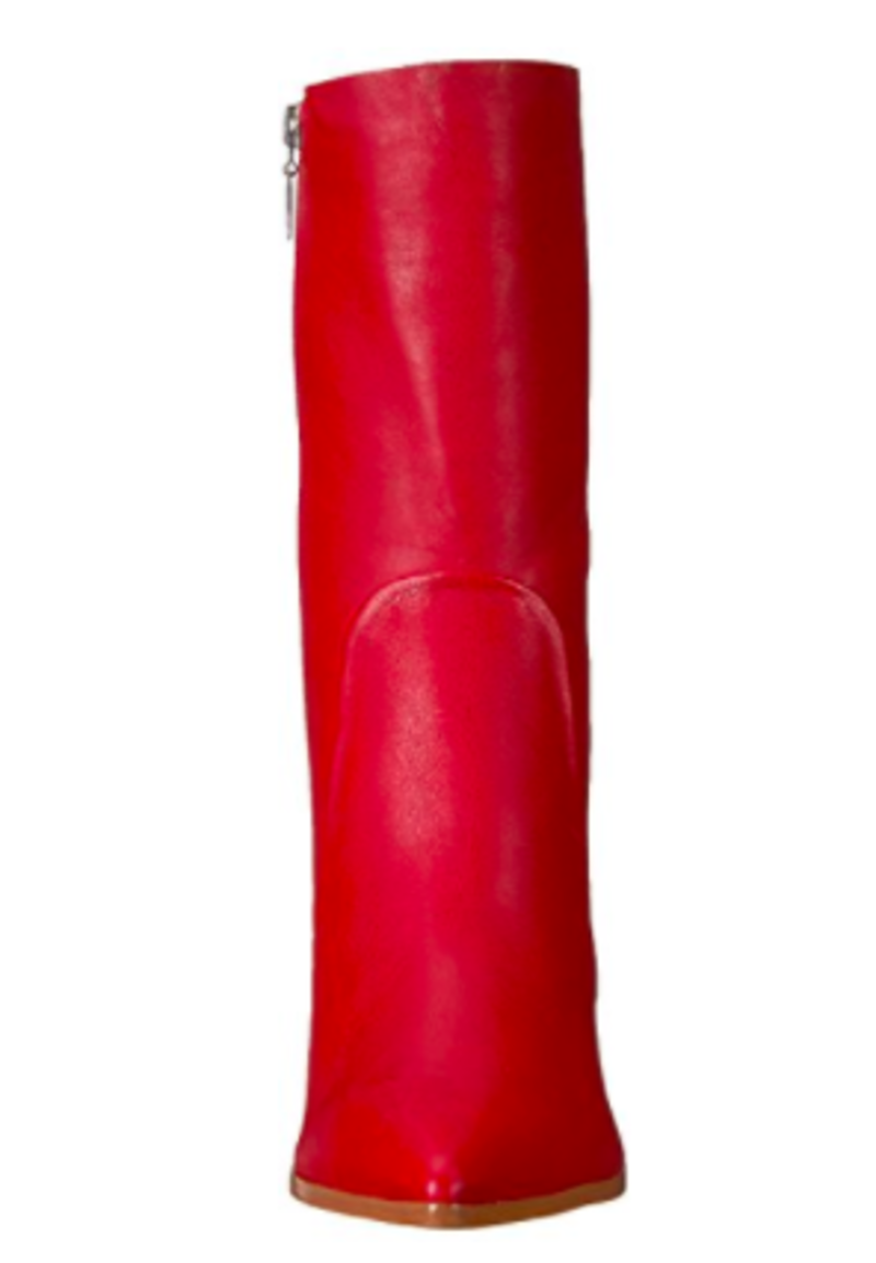 Schutz Anaflor Block Heel Boot - RED