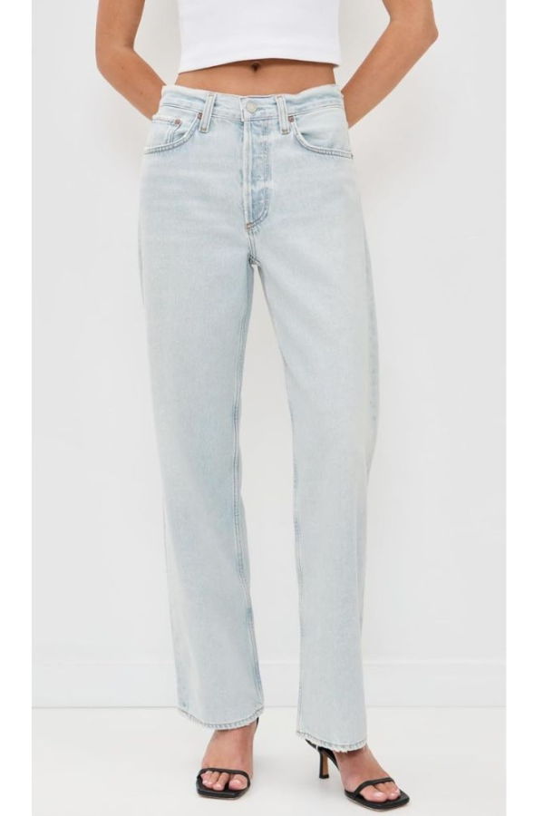 AGOLDE Arc Loose Wide Leg 32" Jeans - Tangent