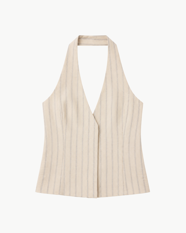TWP Keelyn Vest - Ecru/Multi
