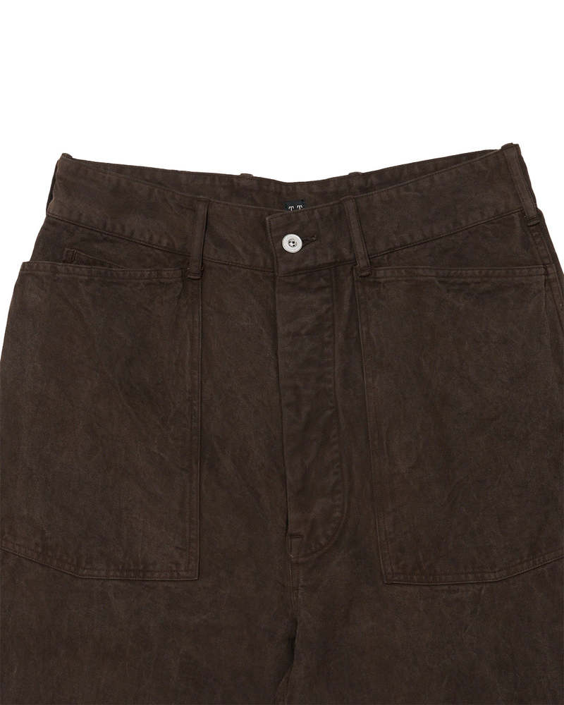 Taiga Takahashi Lot.220 US Army M-35 Pants - Mud Dyed Brown