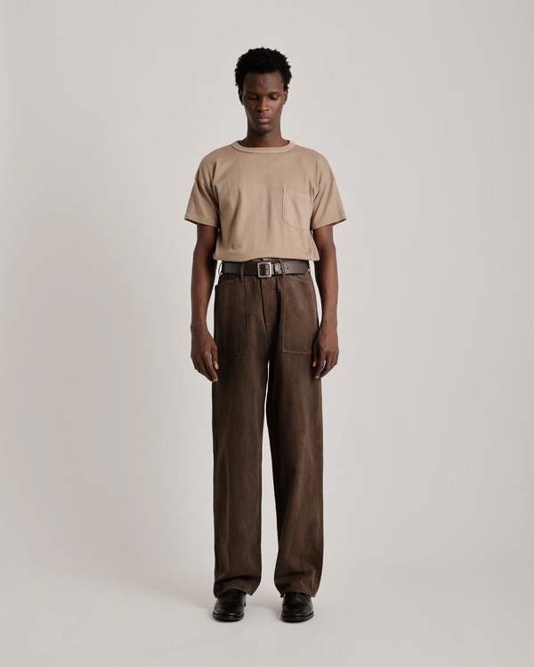 Taiga Takahashi Lot.220 US Army M-35 Pants - Mud Dyed Brown