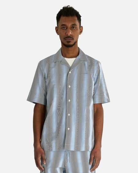 Dries Van Noten Gradient Silk Shirt - Gray | Garmentory
