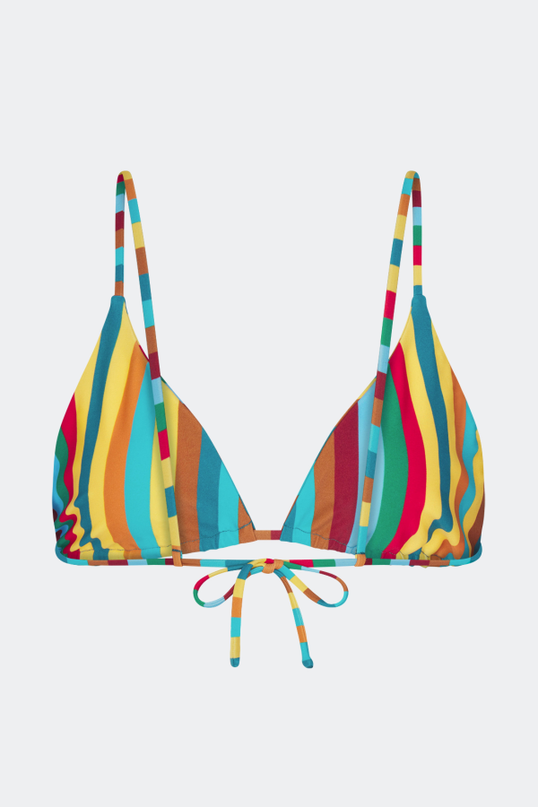 Simon Miller Bwai Bikini Top - Vibrant Multi Stripe