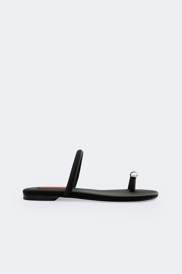 Simon Miller Pipe Sandal - Black/Clear