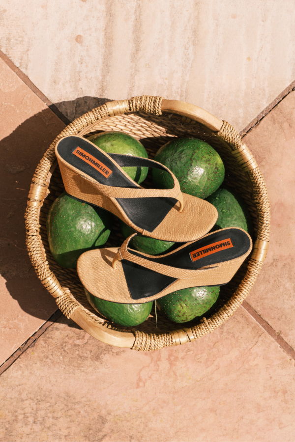 Simon Miller Soleil Wedge Sandal - Dark Natural