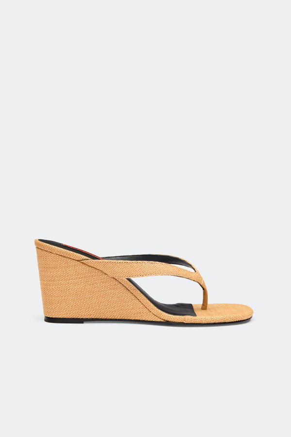 Simon Miller Soleil Wedge Sandal - Dark Natural