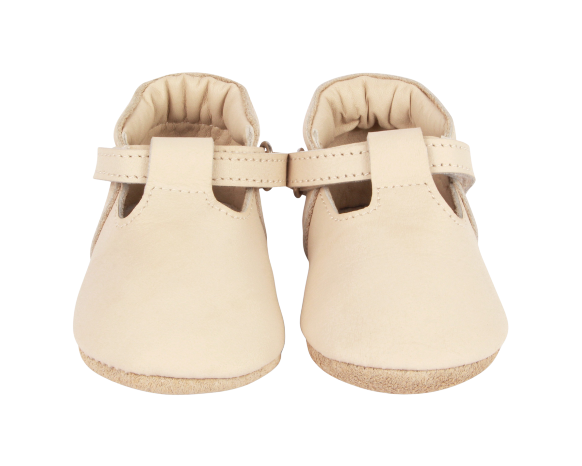 KIDS Donsje Elia Shoes - Cream Leather - Image 1 of 6