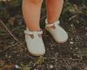 KIDS Donsje Elia Shoes - Cream Leather - Thumbnail 2
