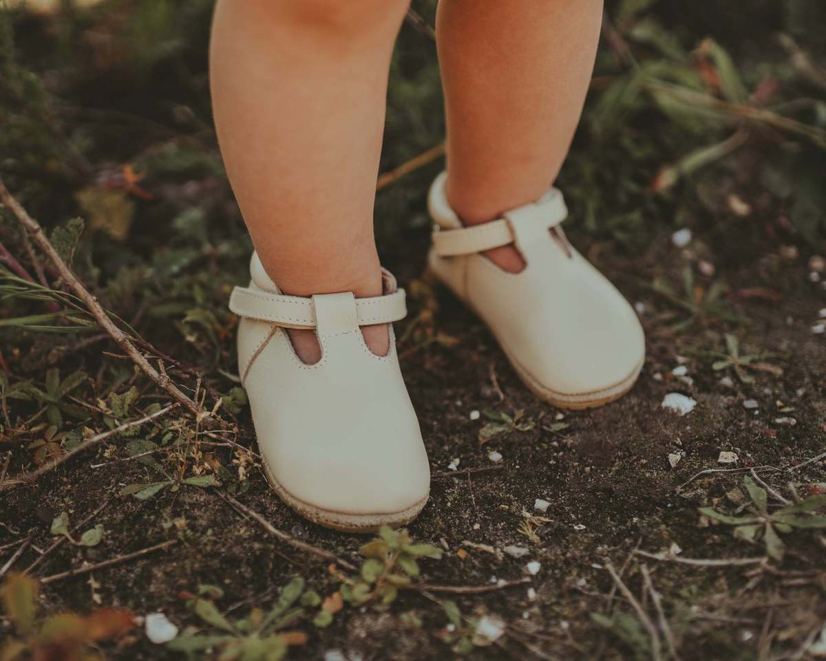 KIDS Donsje Elia Shoes - Cream Leather - Image 2 of 6