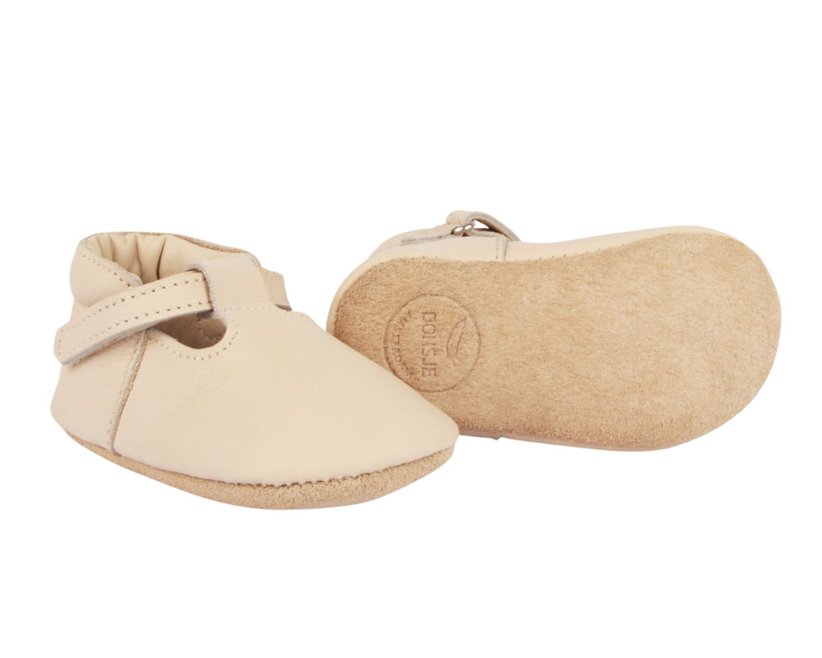 KIDS Donsje Elia Shoes - Cream Leather - Image 5 of 6