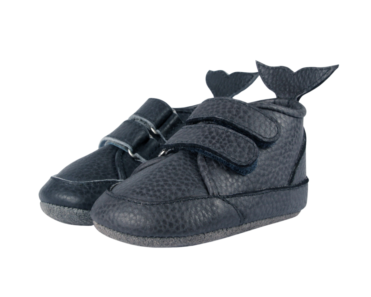 KIDS Donsje Levin Sneakers - Petrol Grain Leather - Image 1 of 6