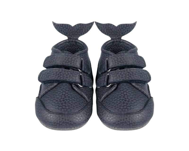KIDS Donsje Levin Sneakers - Petrol Grain Leather