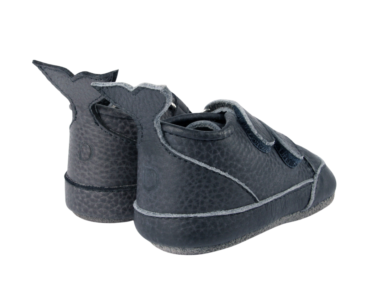 KIDS Donsje Levin Sneakers - Petrol Grain Leather - Image 4 of 6