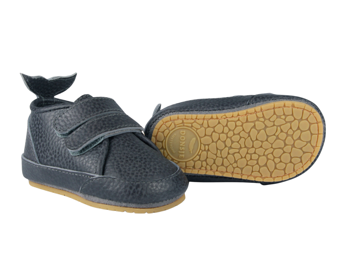 KIDS Donsje Levin Sneakers - Petrol Grain Leather - Image 6 of 6