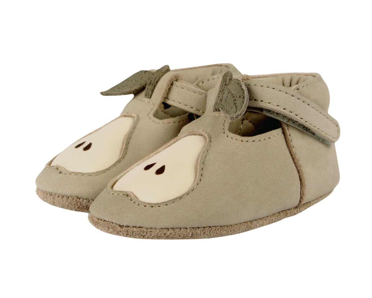 KIDS Donsje Qanoe Pear Shoes - Taupe Leather - Image 3 of 6